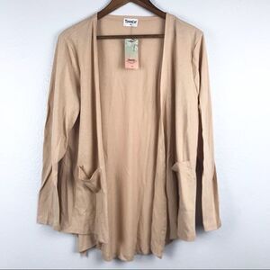 TownCat Open Front Cardigan